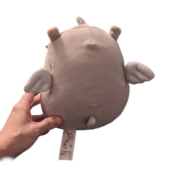 Squishmallows Haizley The Hippocorn Plush 8" Hippo Unicorn Wings Stuffed Animal - Picture 4 of 7